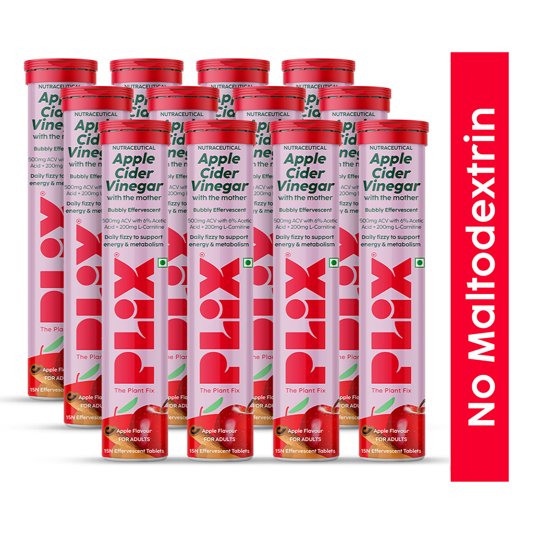 L-Carnitine Apple Cider Vinegar Effervescent - Pack of 12