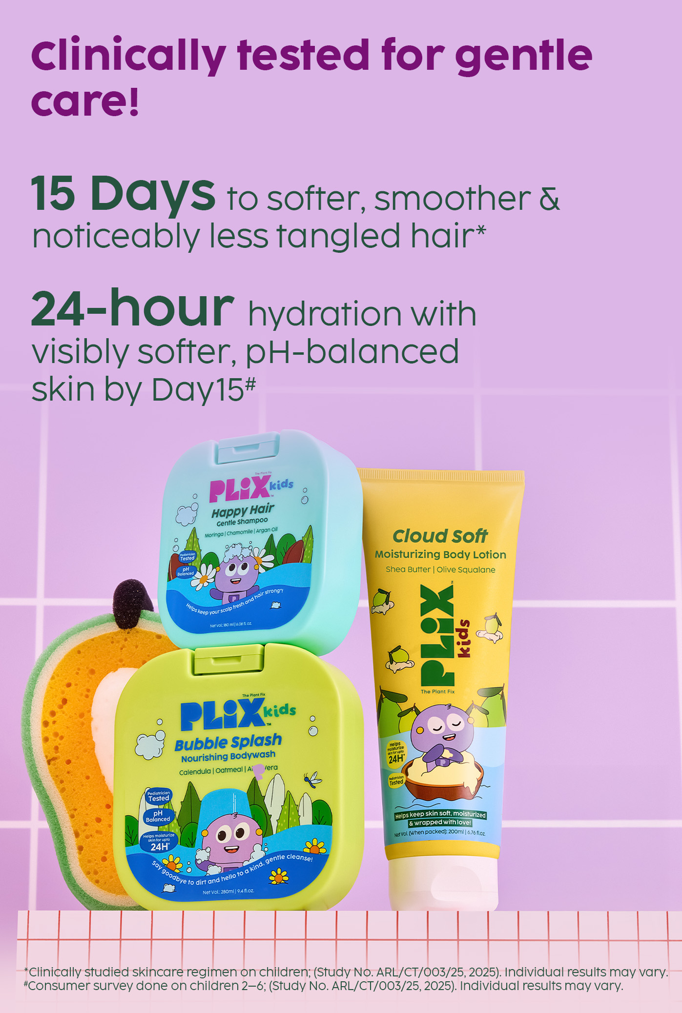 Kids Trio Gentle, Nourishing Care for Hair Skin