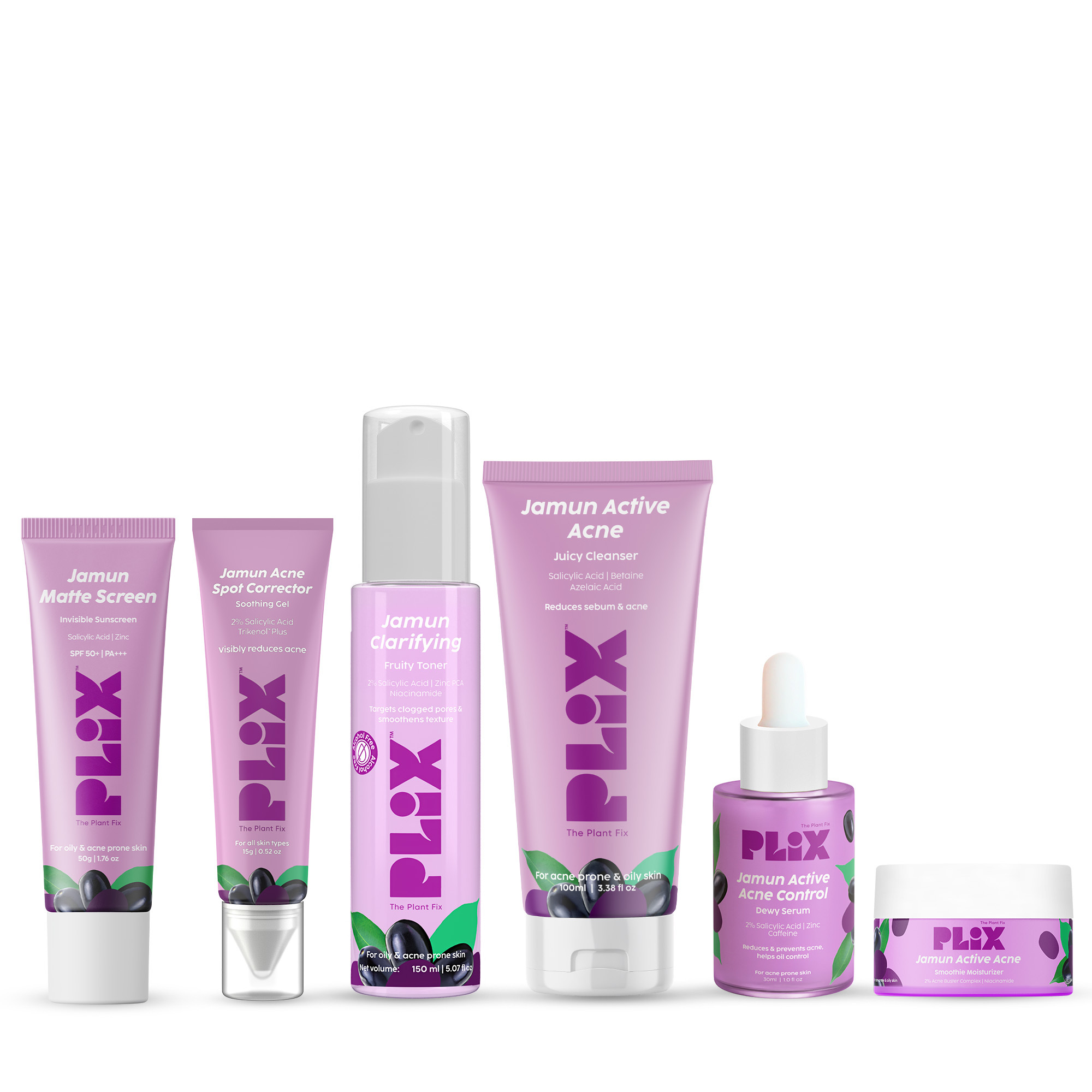 Jamun Active Acne Regime | Reduces Pimples & Breakouts