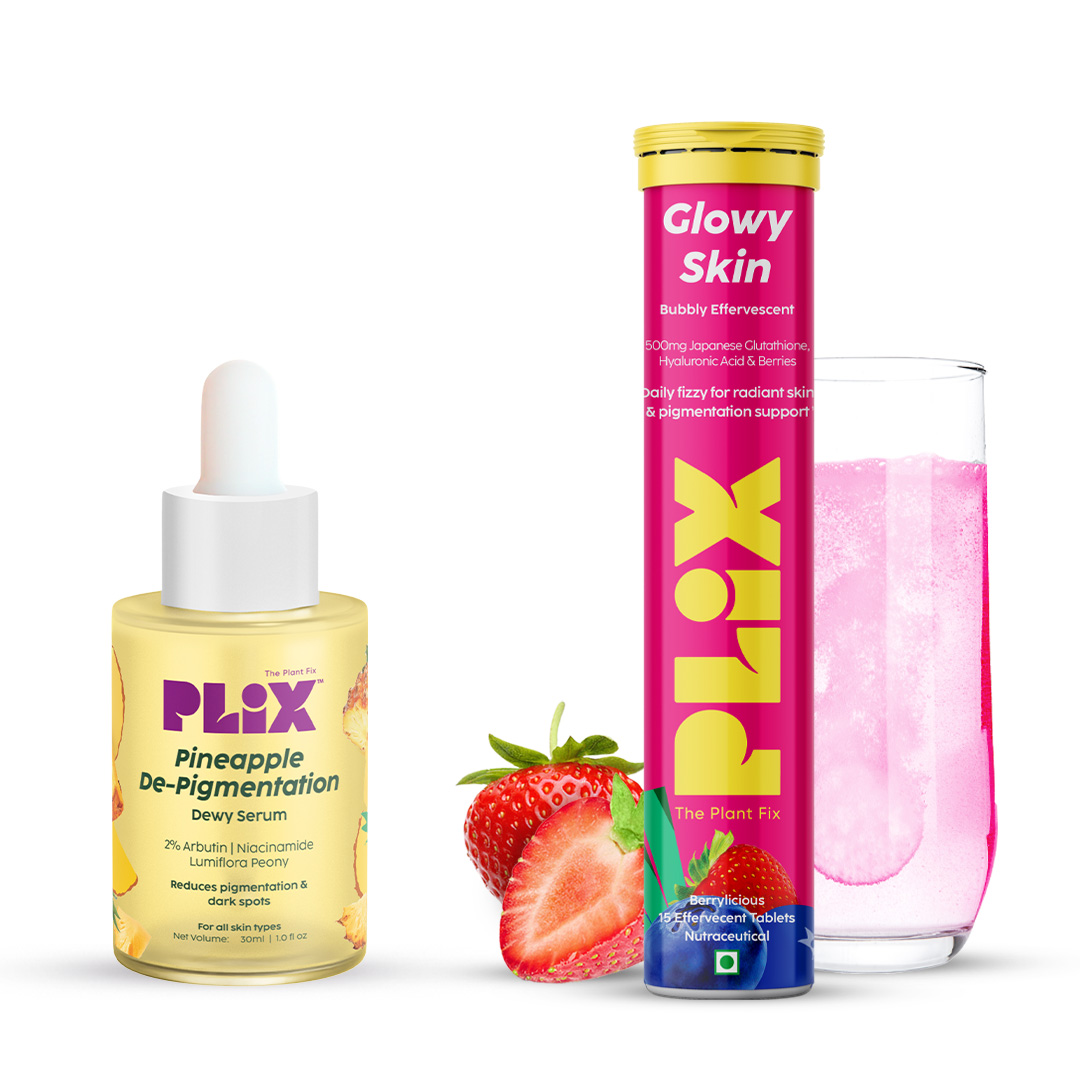 plix glutathione price in pakistan Pineapple Depigmentation Regime with Serum & Glutathione Effervescent