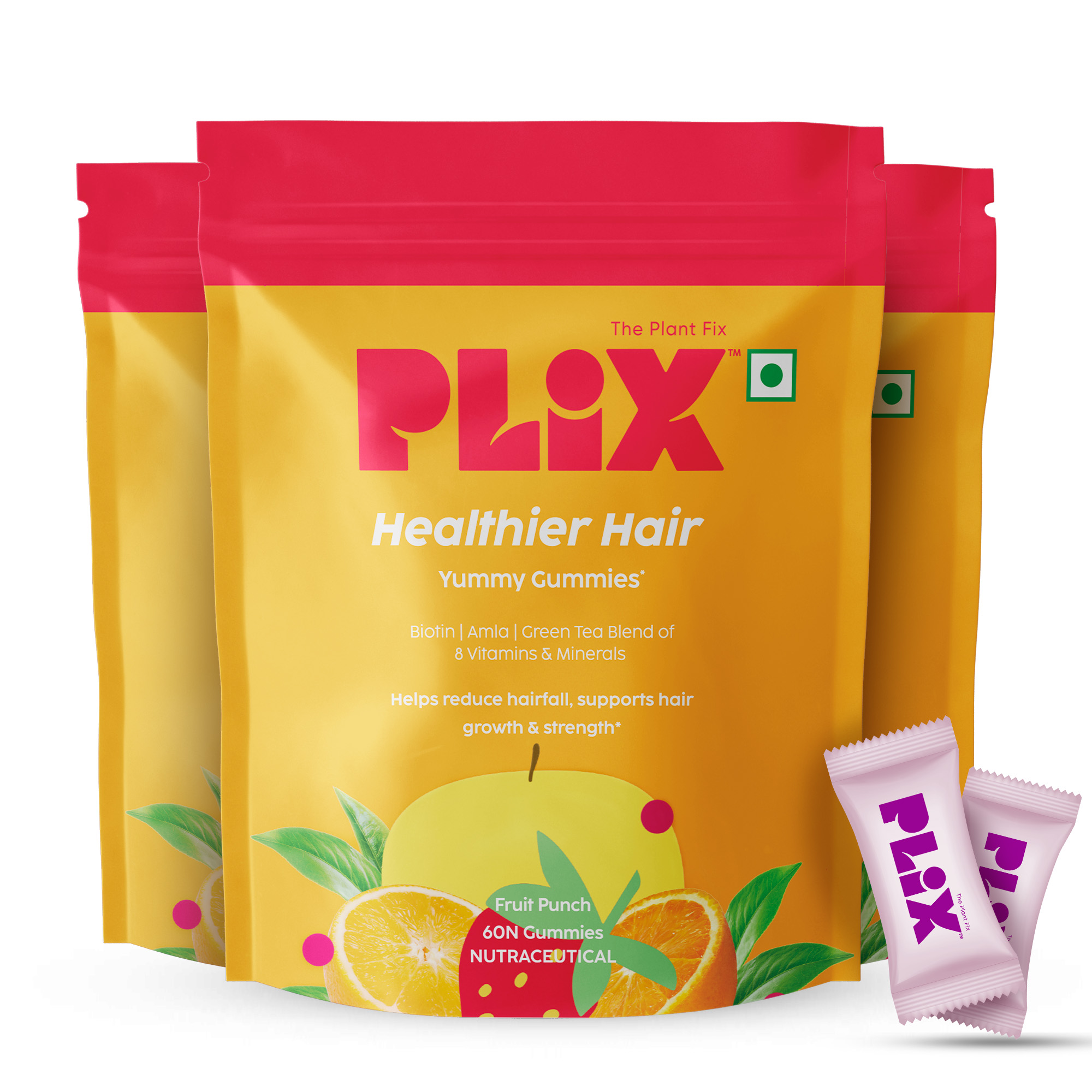 healthier Hair Gummies - Pack of 3